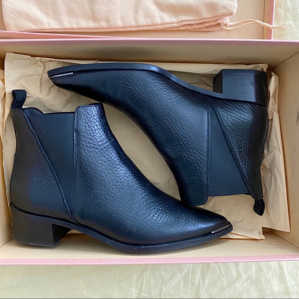 Acne Jensen Boots in Pebbled Leather